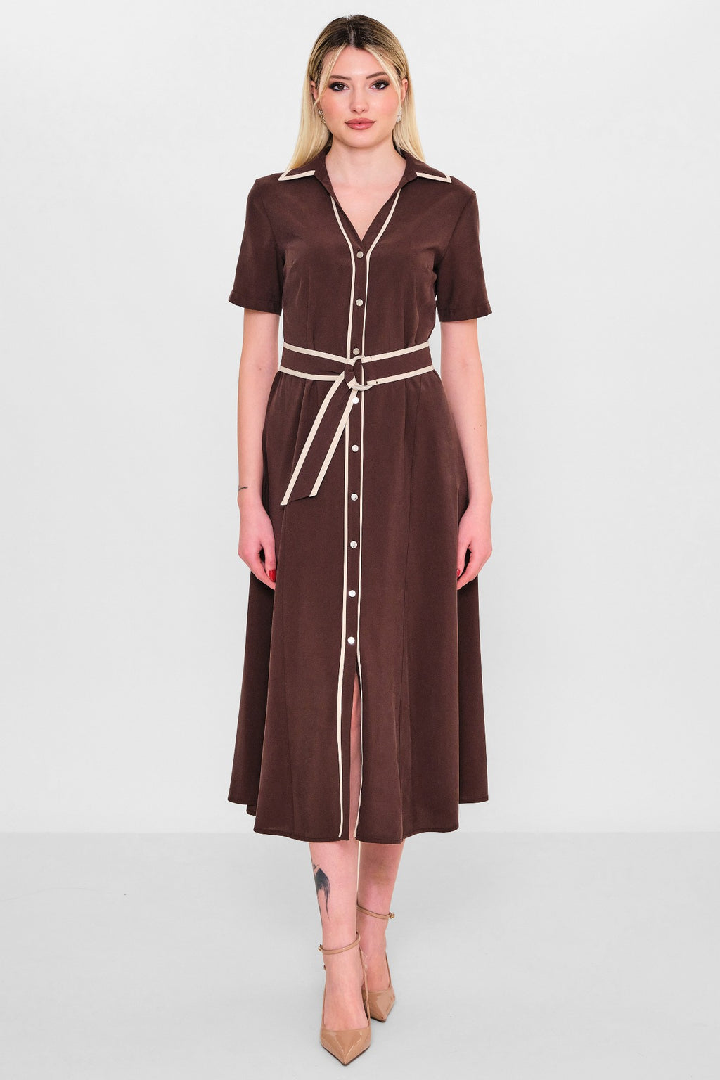 Laluce - Plus Size Dress (LL.Y26.ELB.LE658) - 8690200133312