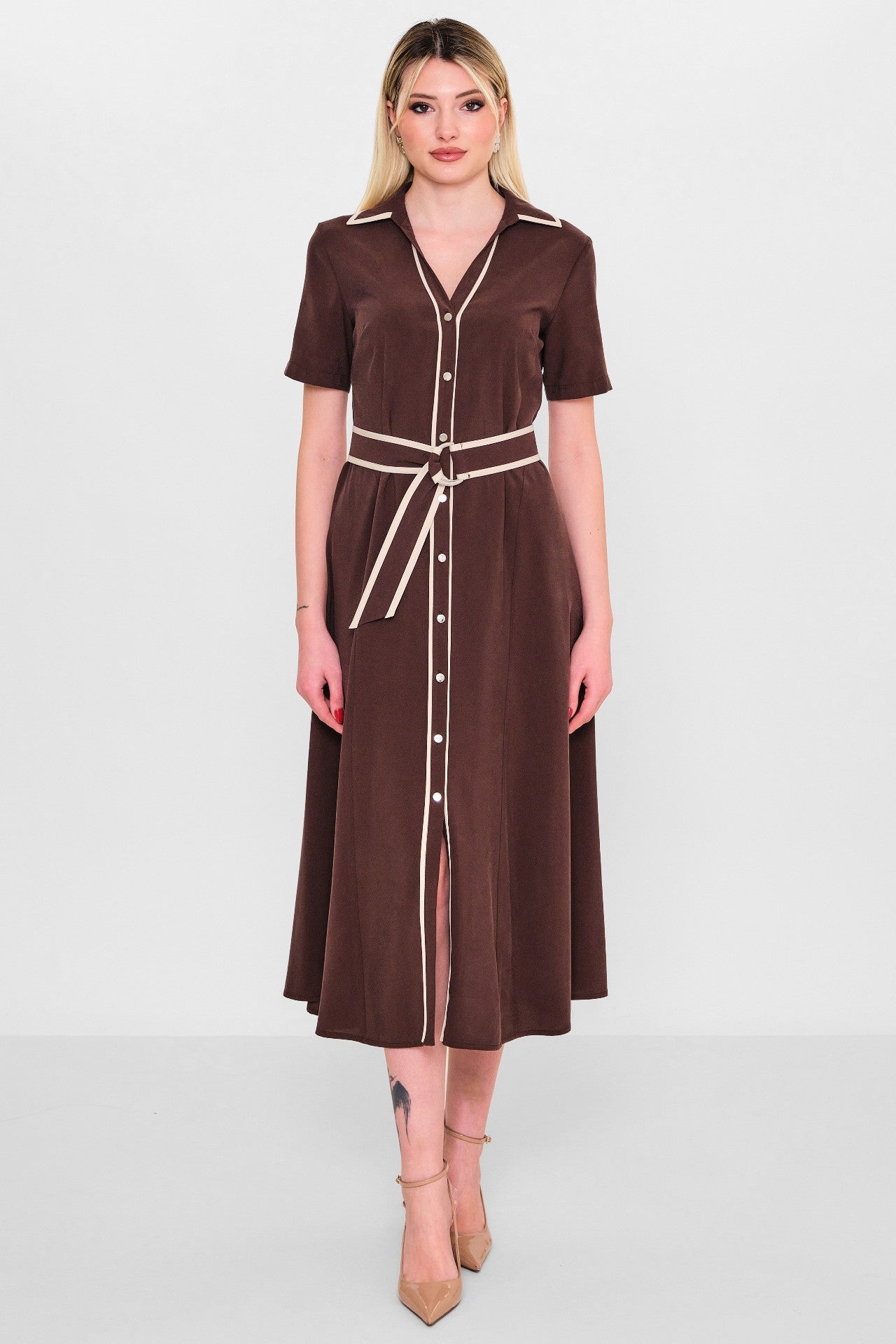 Laluce - Plus Size Dress (LL.Y26.ELB.LE658) - 8690200133312