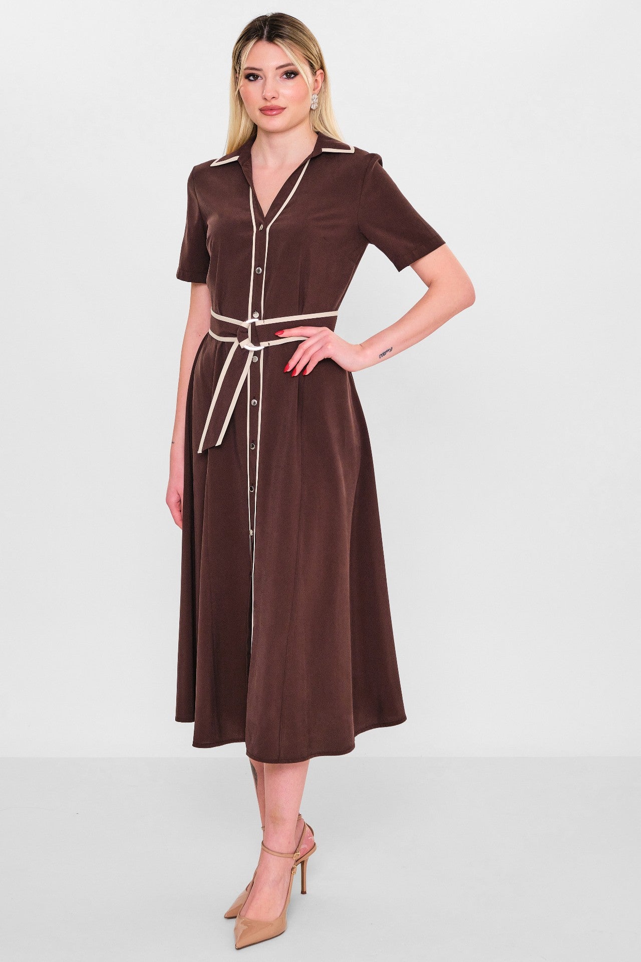 Laluce - Plus Size Dress (LL.Y26.ELB.LE658) - 8690200133312