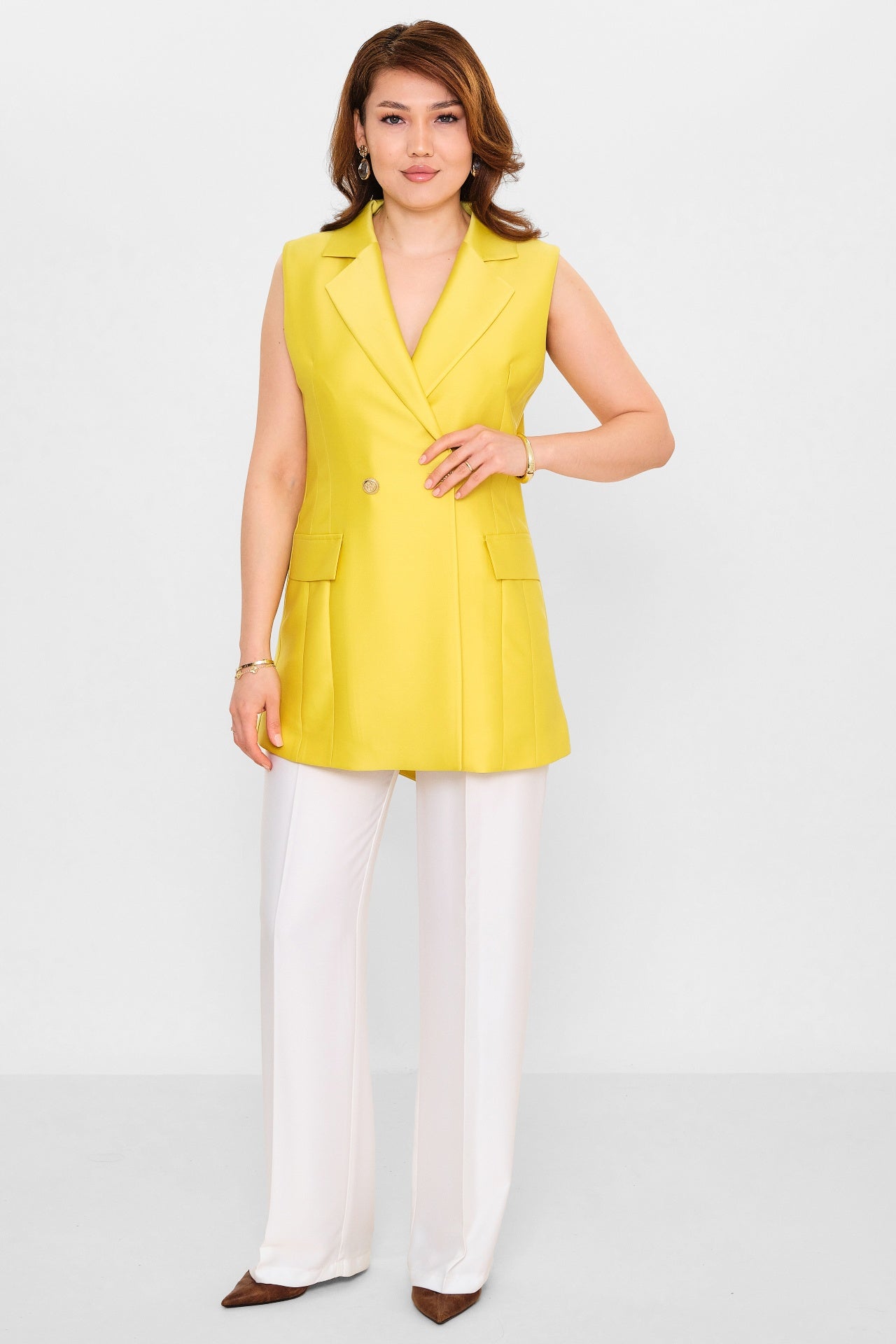 Fimore - Plus Size Waistcoat (FMR26Y7362-18) - 8690200133572