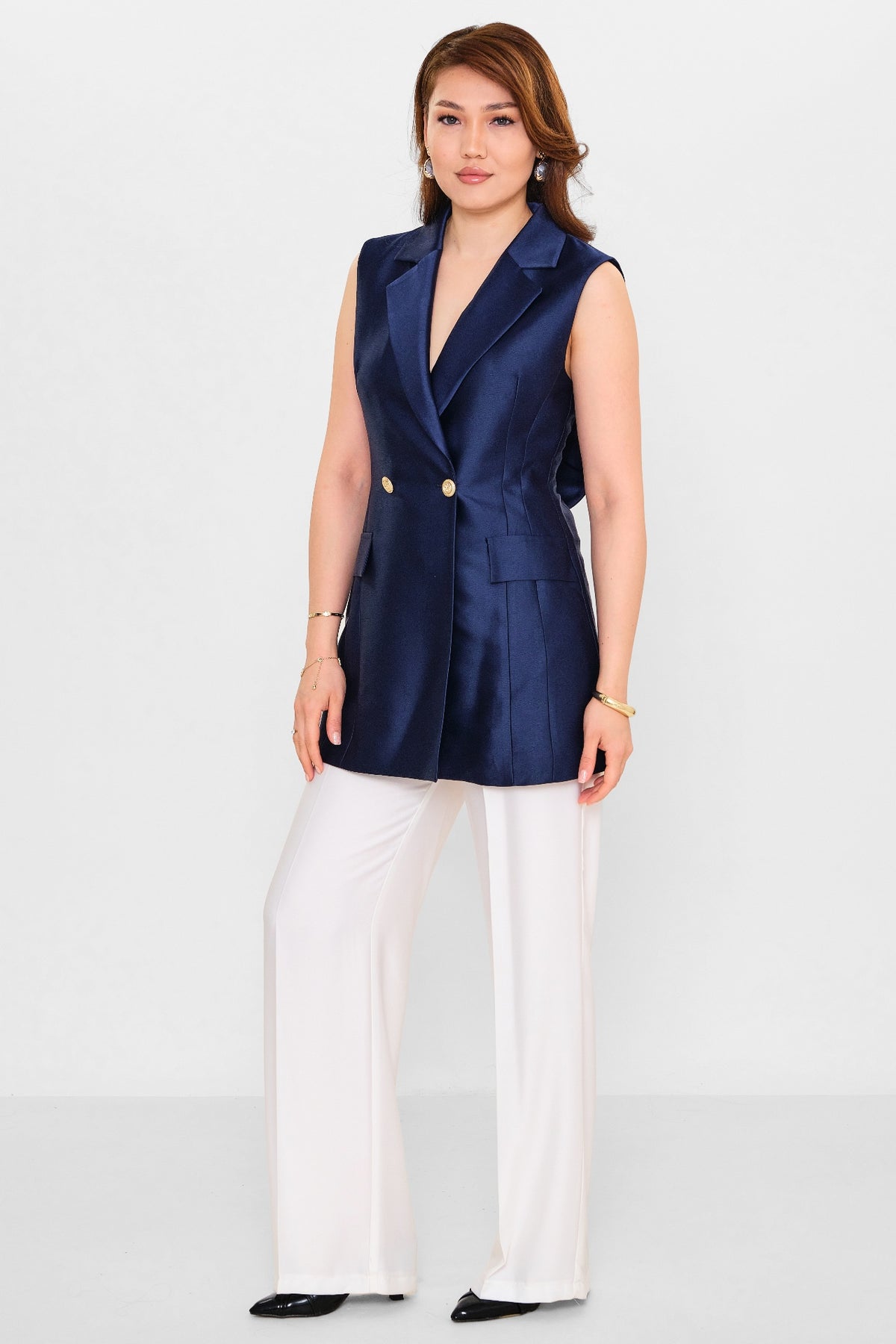 Fimore - Plus Size Waistcoat (FMR26Y7362-18) - 8690200133589