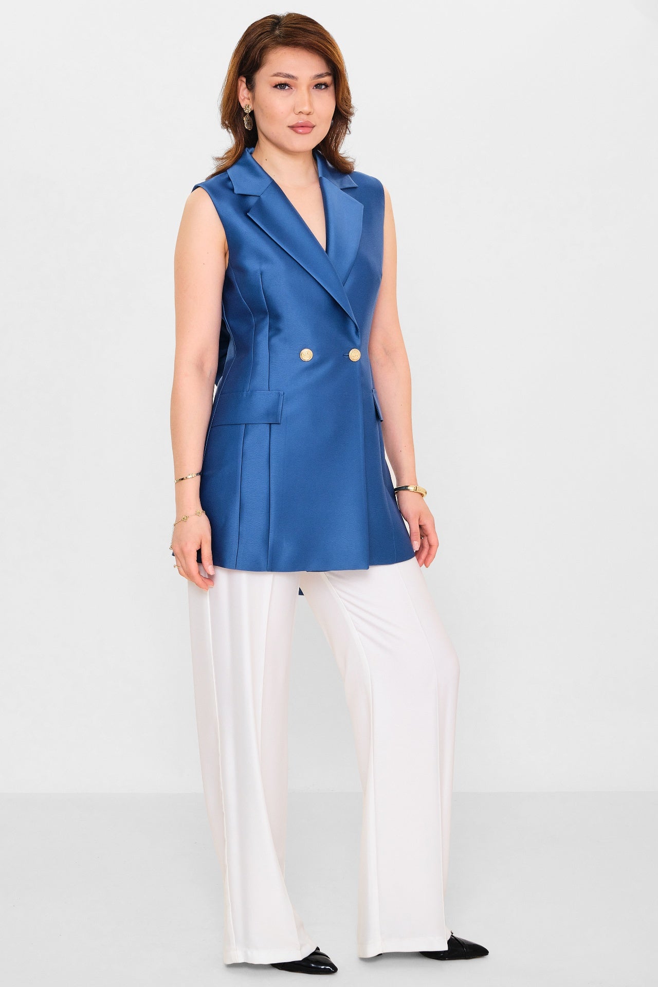 Fimore - Plus Size Waistcoat (FMR26Y7362-18) - 8690200133596