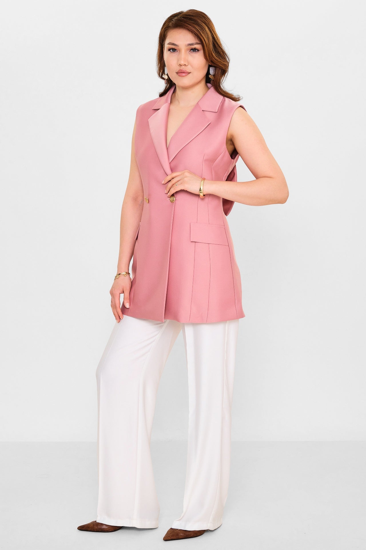 Fimore - Plus Size Waistcoat (FMR26Y7362-18) - 8690200133602