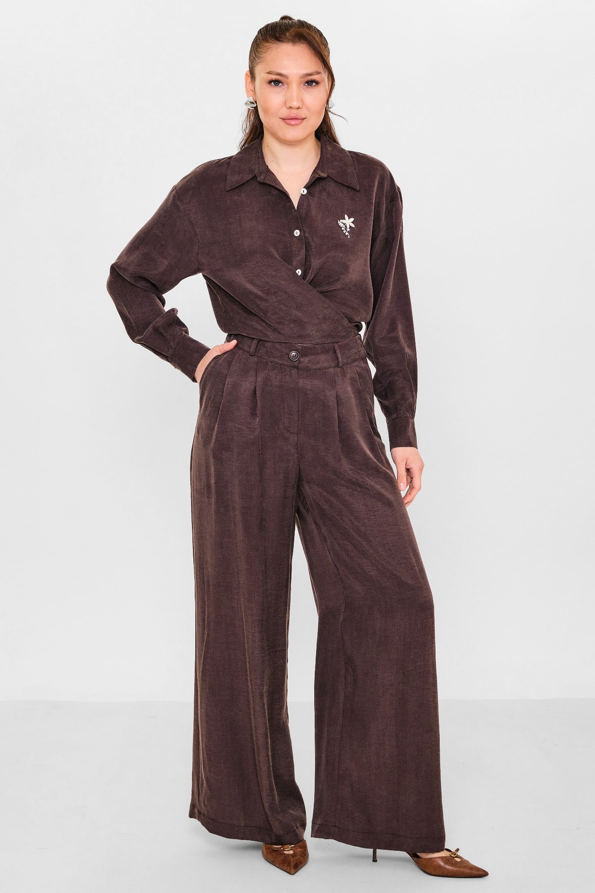 Jarrivee - Plus Size Trousers (JRVSS26J1145) - 8690200133718