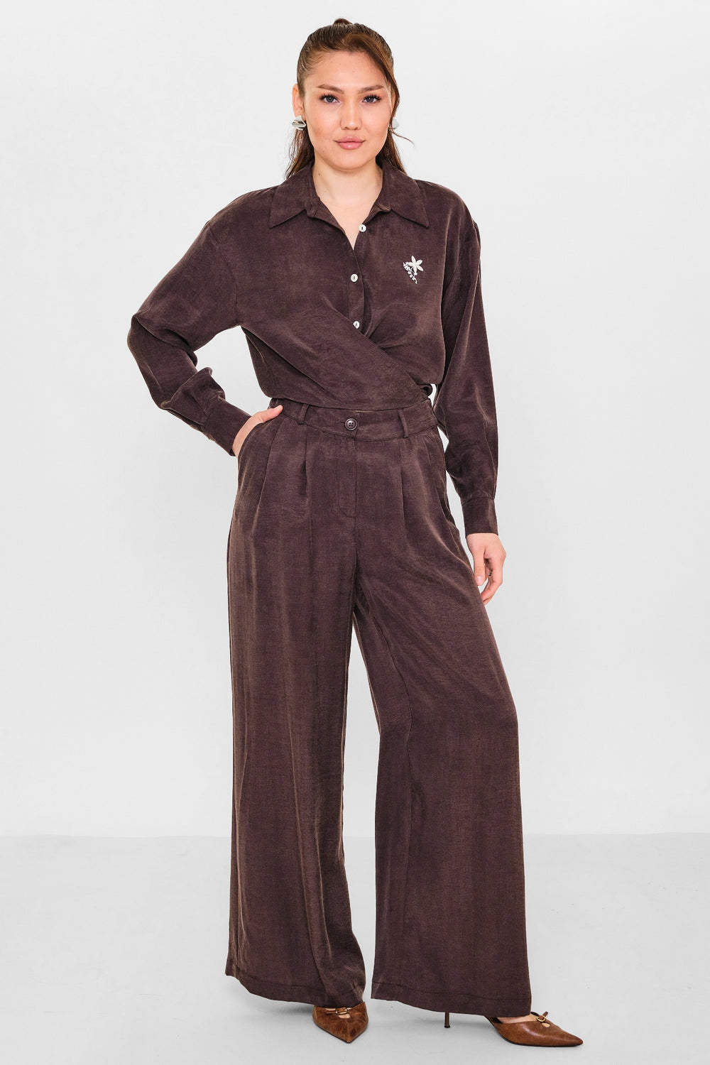 Jarri̇vee - Plus Size Trousers (JRVSS26J1145) - 8690200133718