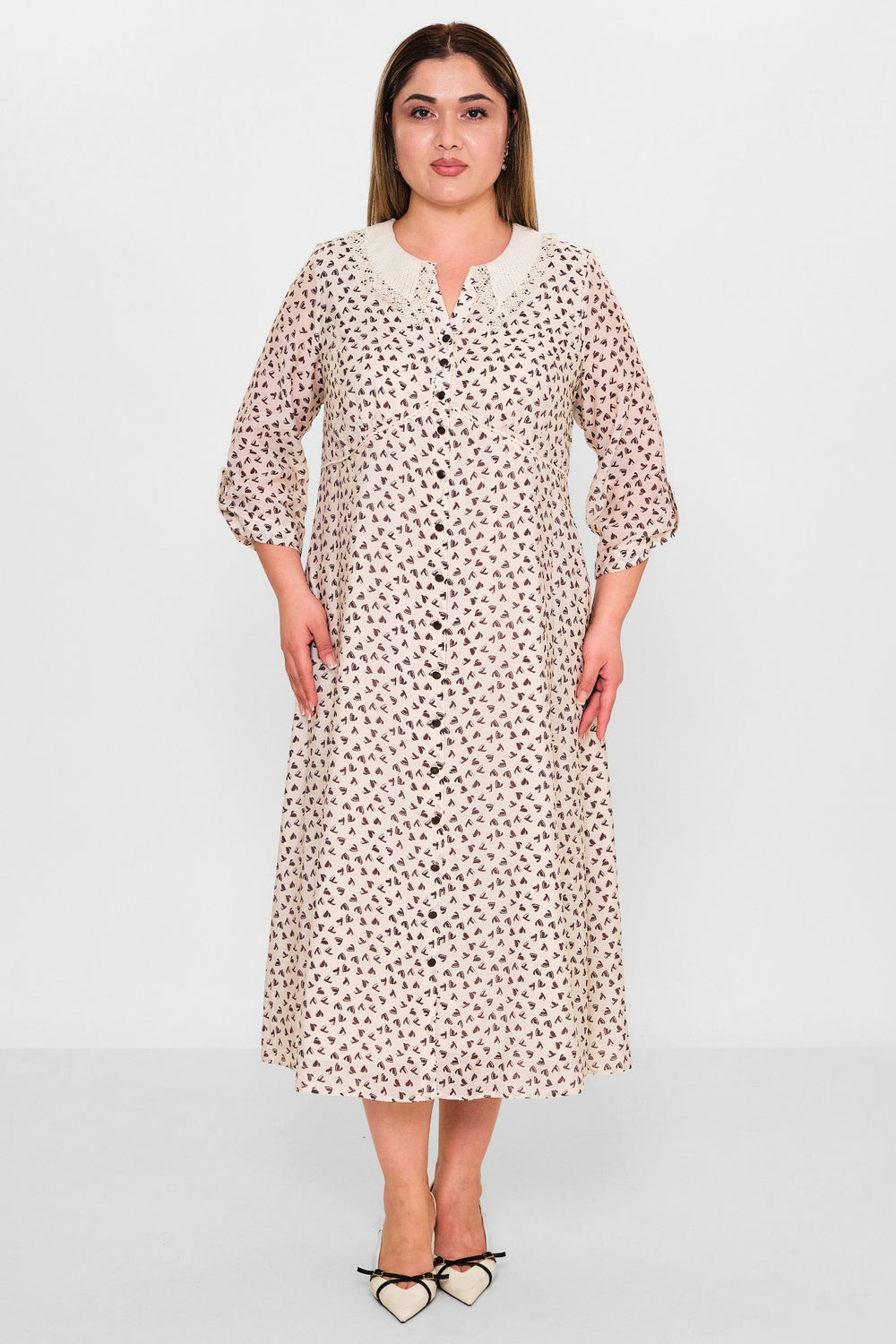 Gumanize - Plus Size Dress (GMZ2026-781-7653) - 8690200133893