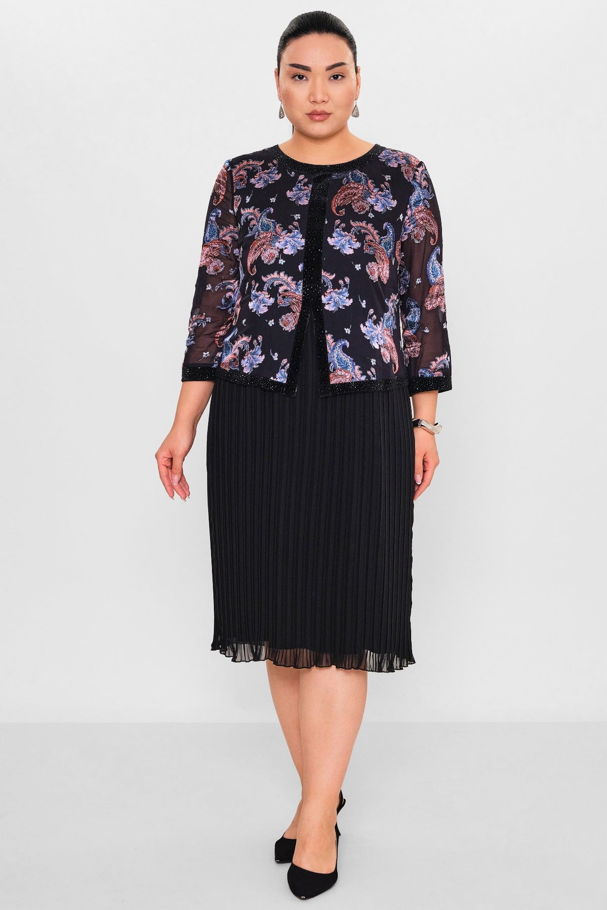 Ksas - Plus Size Dress (KSAS32391) - 8690200133947