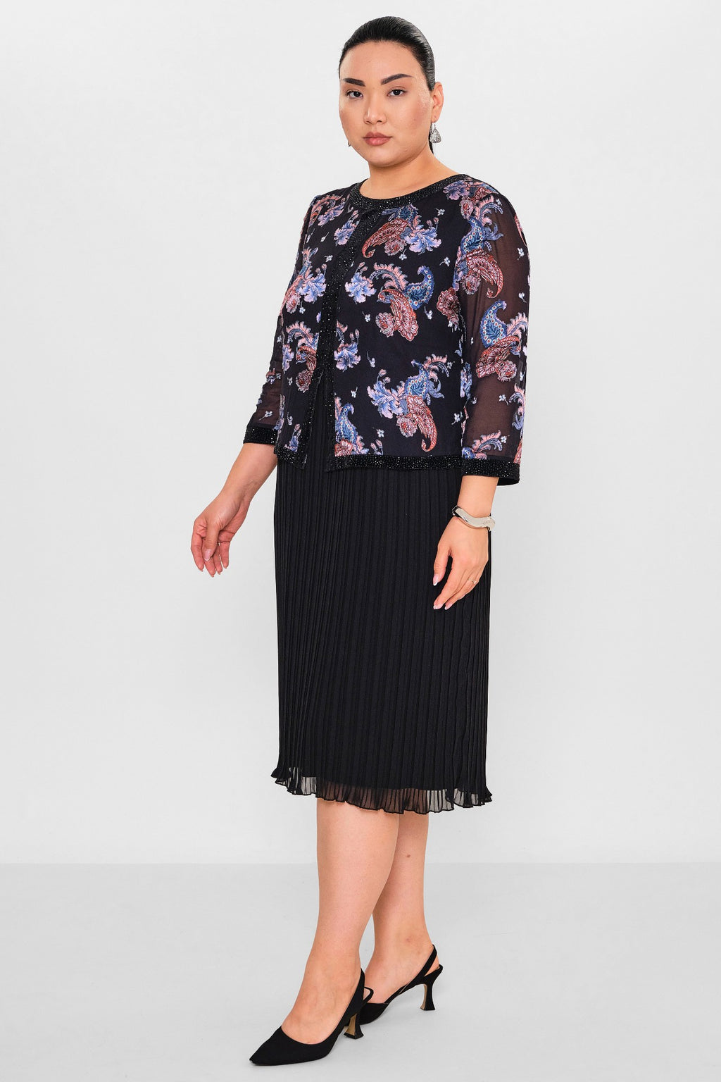 Ksas - Plus Size Dress (KSAS32391) - 8690200133947