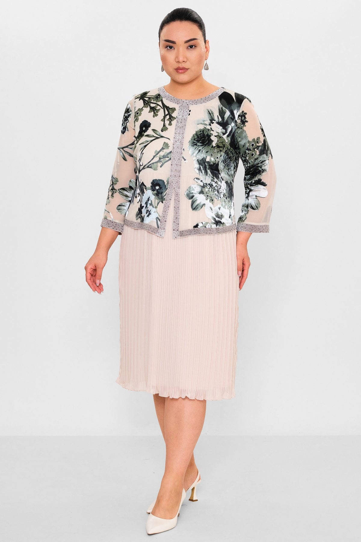 Ksas - Plus Size Dress (KSAS32391) - 8690200133954