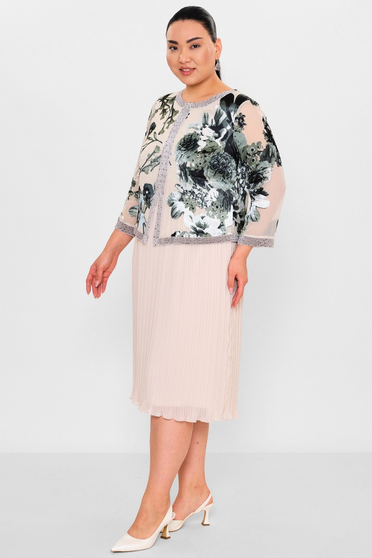 Ksas - Plus Size Dress (KSAS32391) - 8690200133954