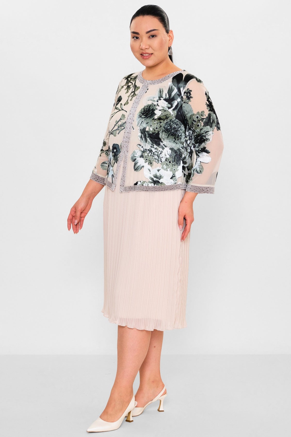 Ksas - Plus Size Dress (KSAS32391) - 8690200133954