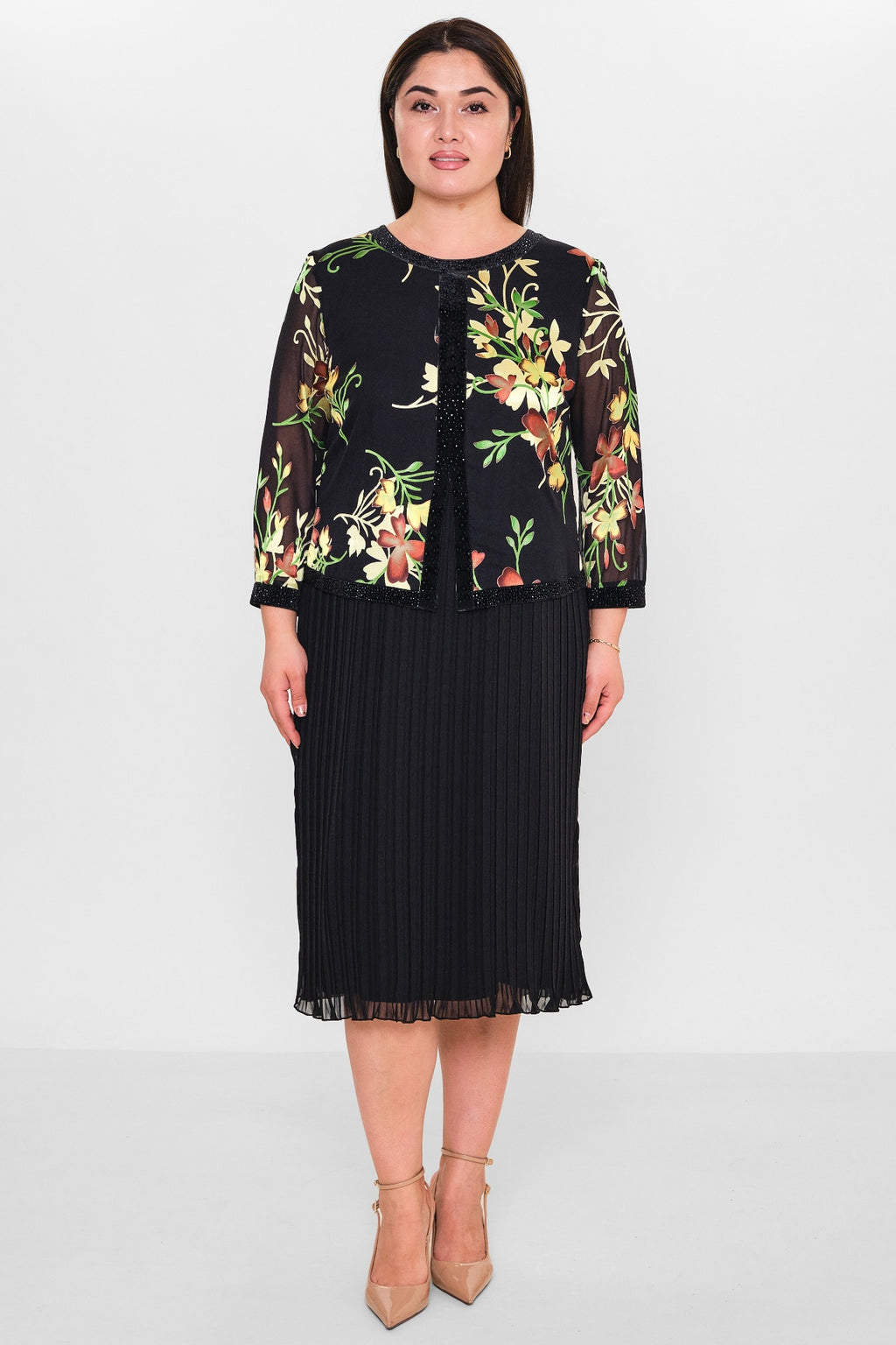 Ksas - Plus Size Dress (KSAS32391) - 8690200133985
