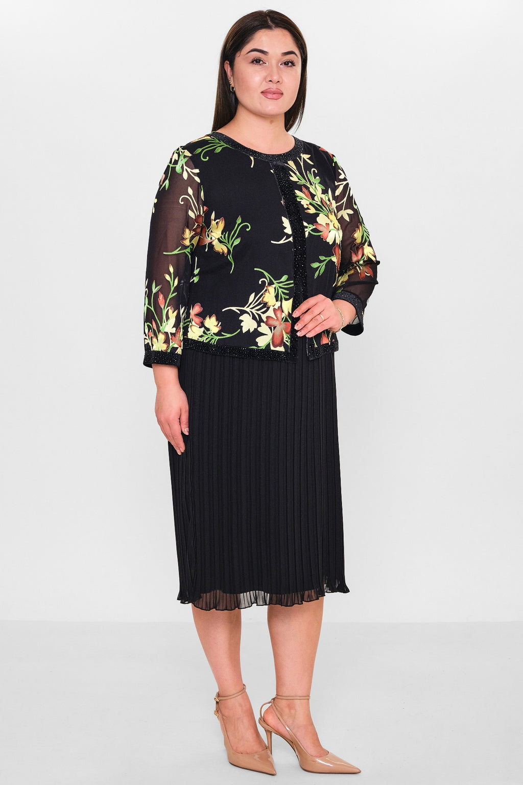 Ksas - Plus Size Dress (KSAS32391) - 8690200133985