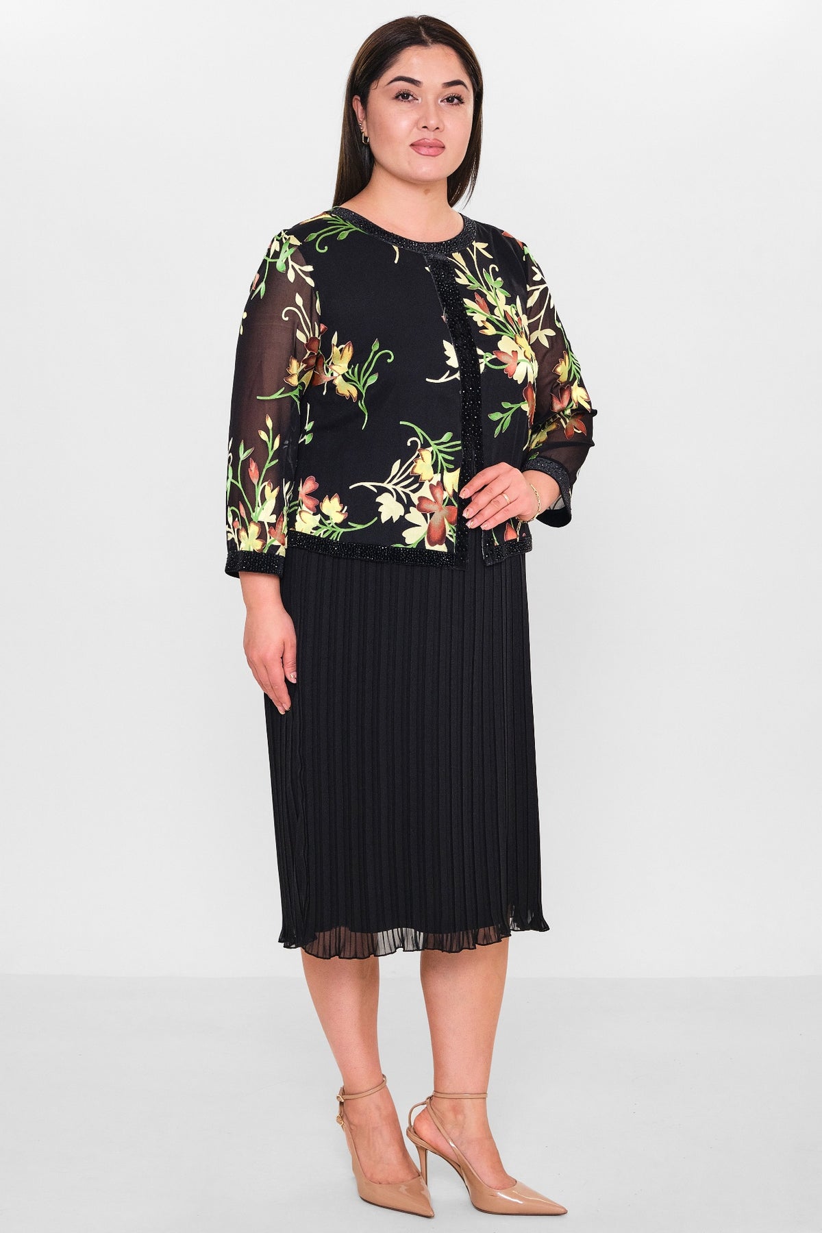 Ksas - Plus Size Dress (KSAS32391) - 8690200133985
