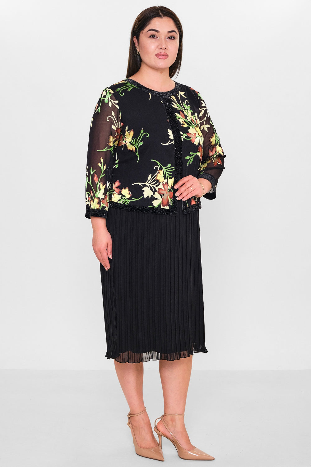 Ksas - Plus Size Dress (KSAS32391) - 8690200133985