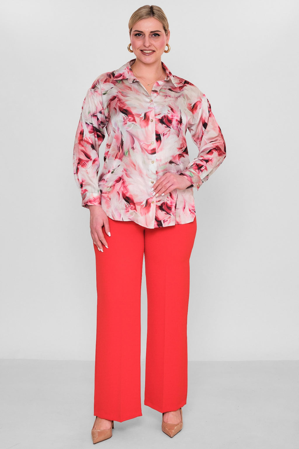 Selen - Plus Size Blouse (SLN26Y260270) - 8690200134067