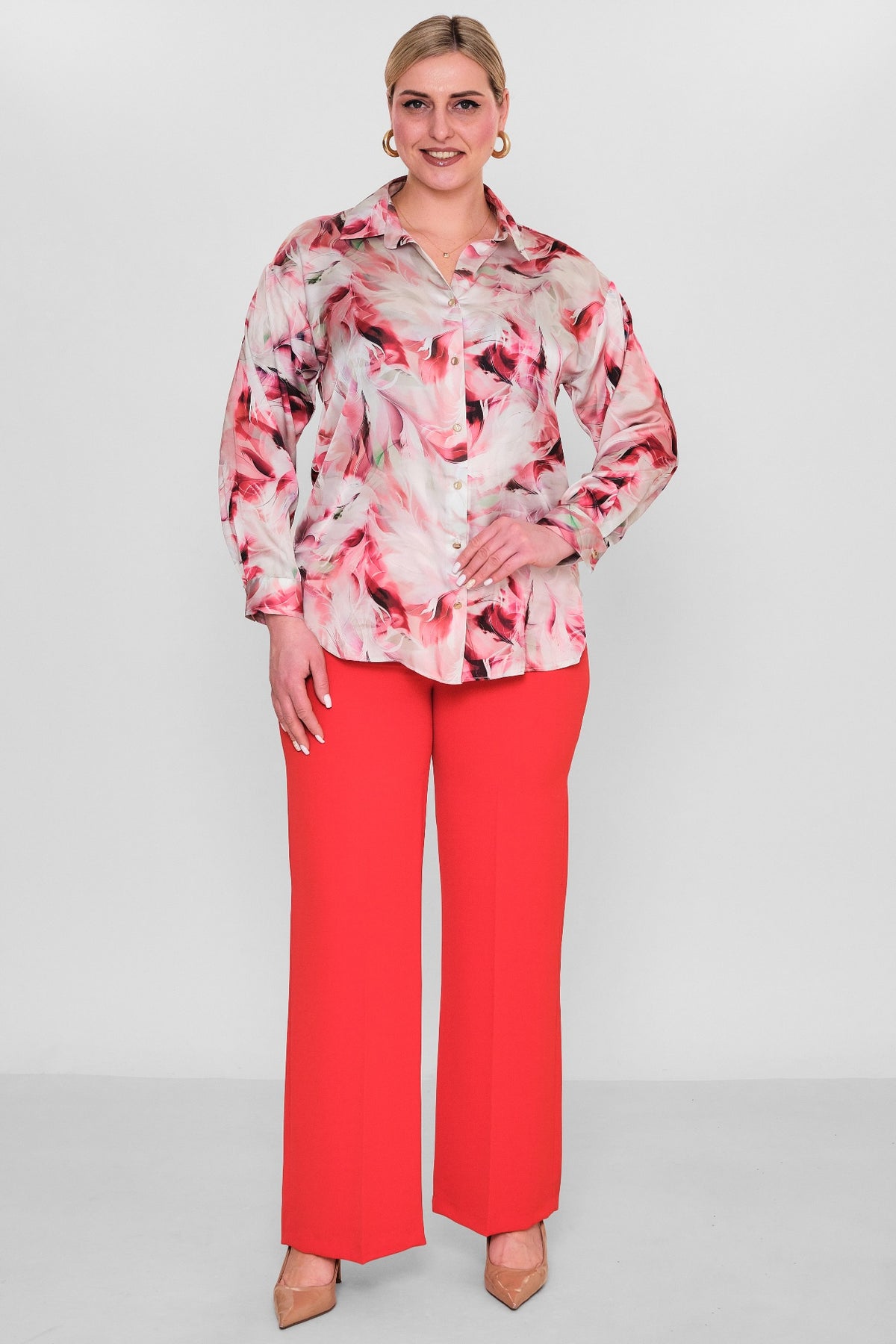 Selen - Plus Size Blouse (SLN26Y260270) - 8690200134067