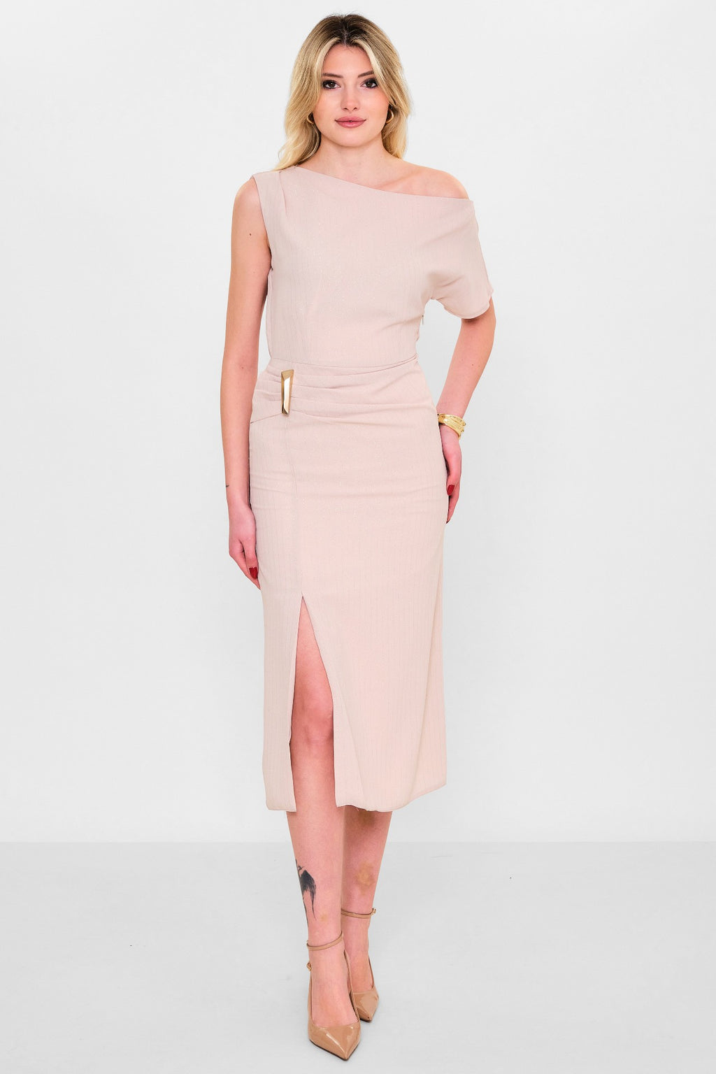Maqrell - Plus Size Dress (MAQ26Y1196) - 8690200134142