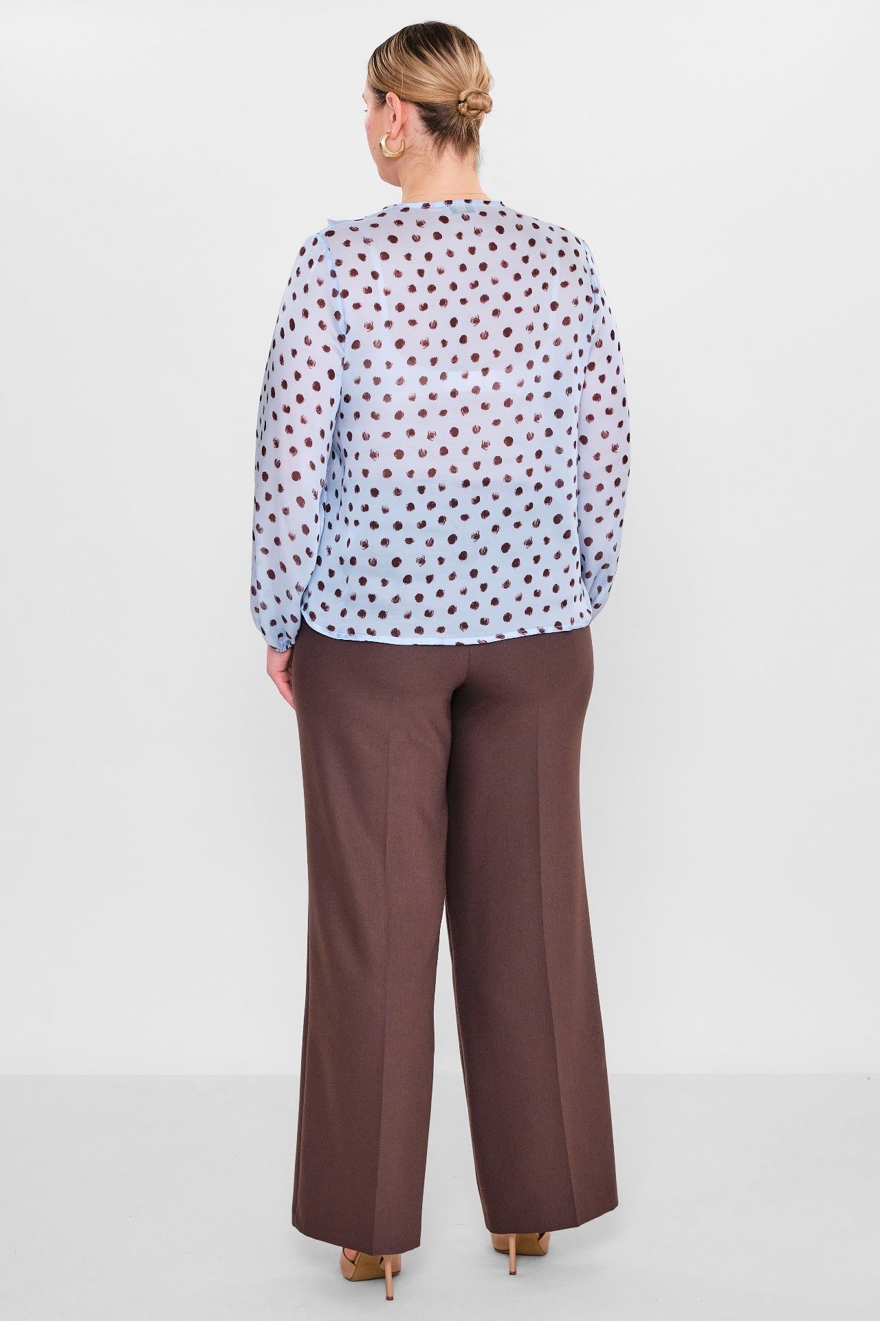 Laluce - Plus Size Shirt (L2.Y26.GML.2G147) - 8690200134524