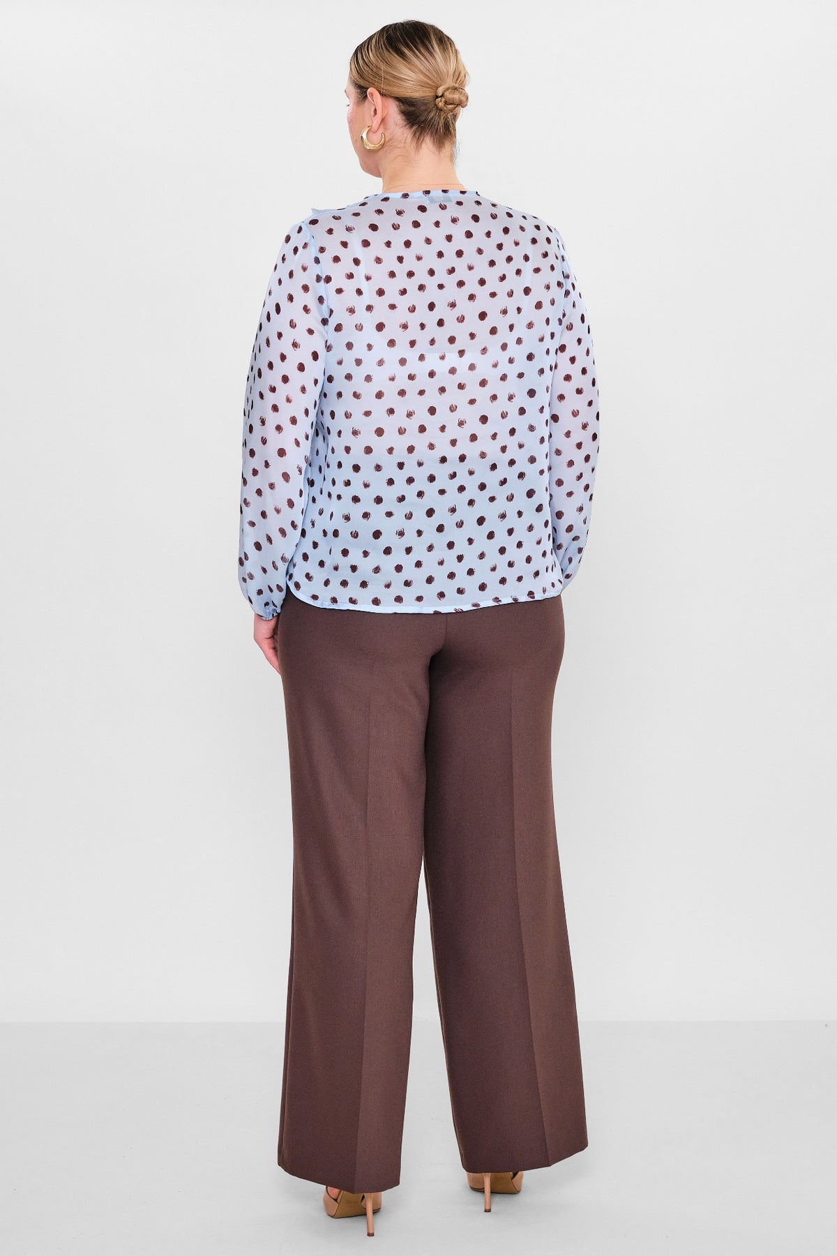 Laluce - Plus Size Shirt (L2.Y26.GML.2G147) - 8690200134524