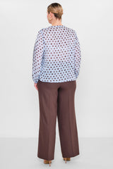 Laluce - Plus Size Shirt (L2.Y26.GML.2G147) - 8690200134524