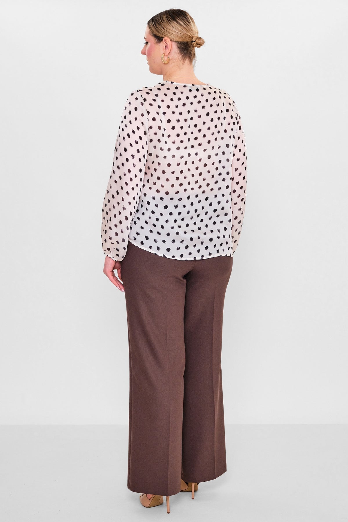 Laluce - Plus Size Shirt (L2.Y26.GML.2G147) - 8690200134531