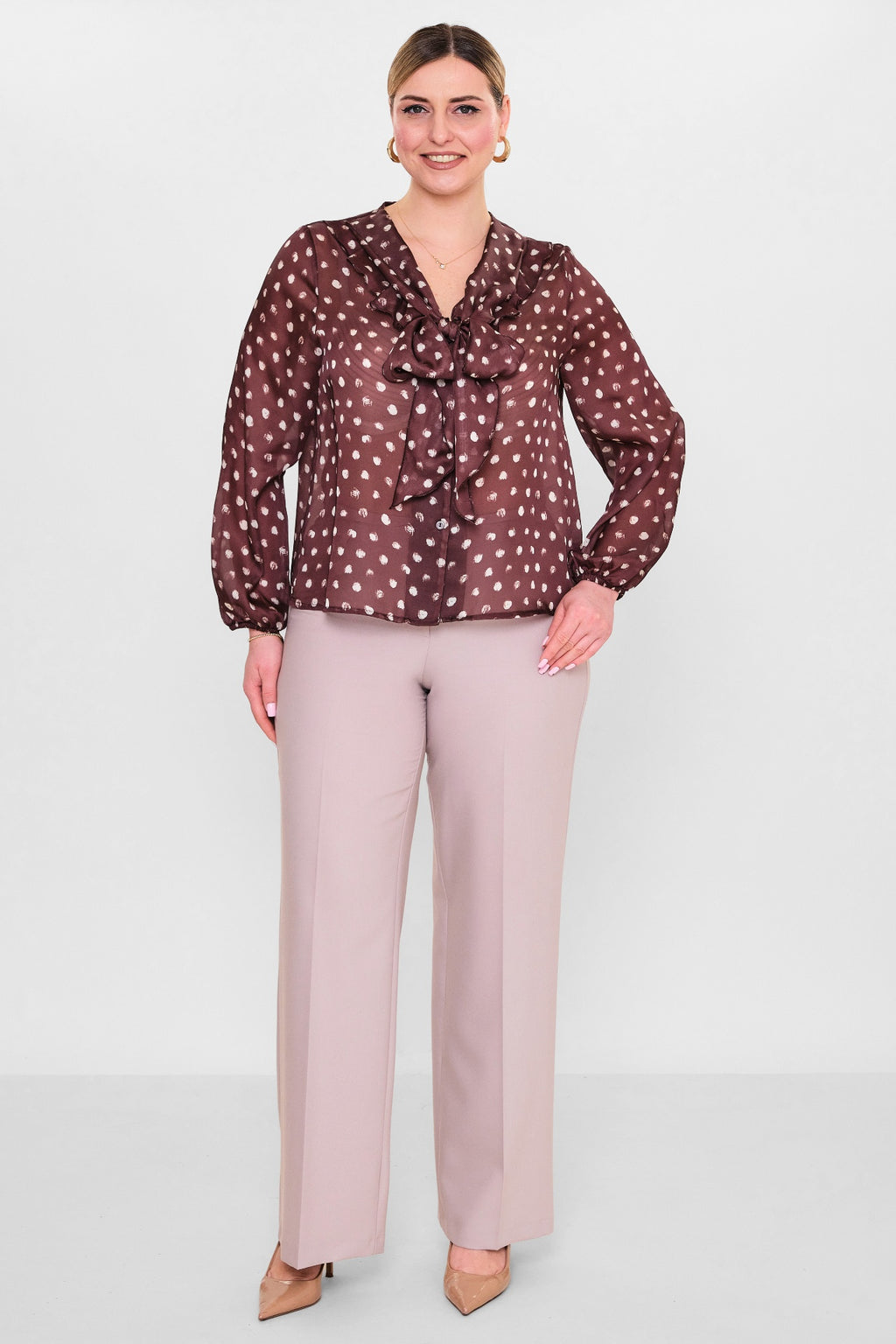 Laluce - Plus Size Shirt (L2.Y26.GML.2G147) - 8690200134548