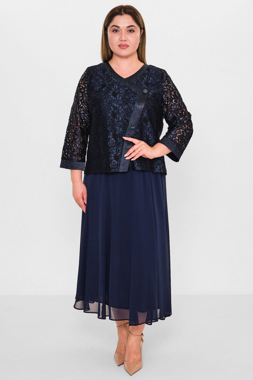 Gumanize - Plus Size Suit (GMZTK408-3578) - 8690200134630