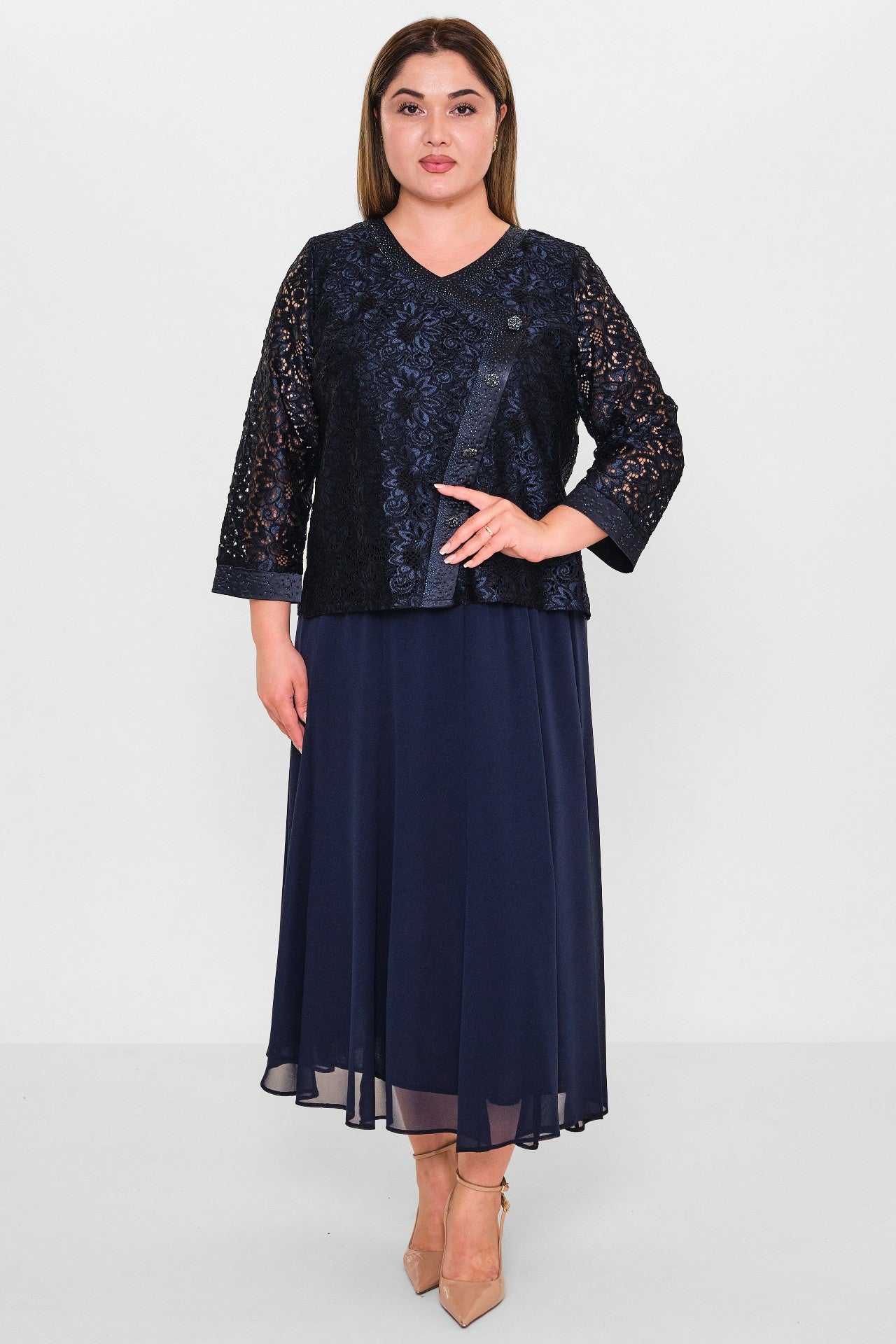 Gumanize - Plus Size Suit (GMZTK408-3578) - 8690200134630
