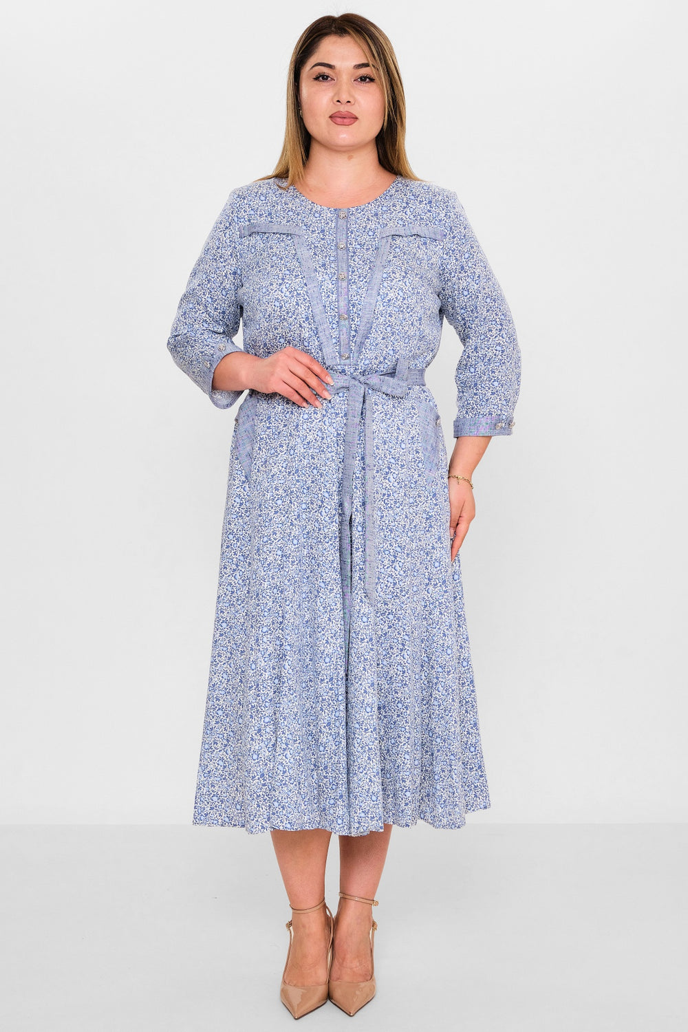 Gumanize - Plus Size Dress (GMZ2025-1009-7759) - 8690200134913