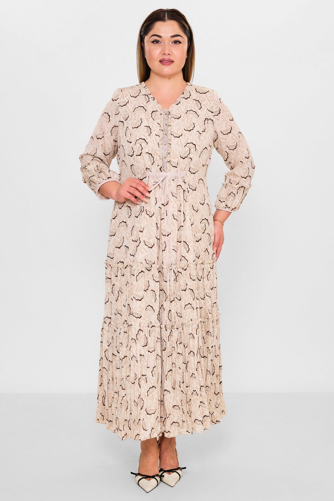 Gumanize - Plus Size Dress (GMZ2025-1163-7577) - 8690200134920