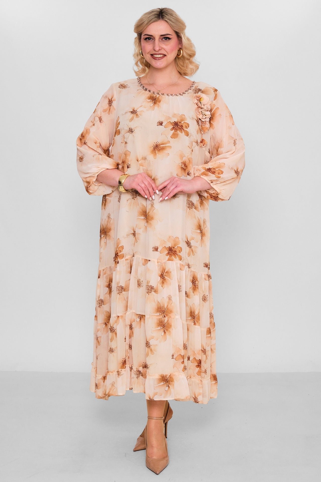 Gumanize - Extended Plus Size Dress (GMZ2025-1177-7603) - 8690200134944