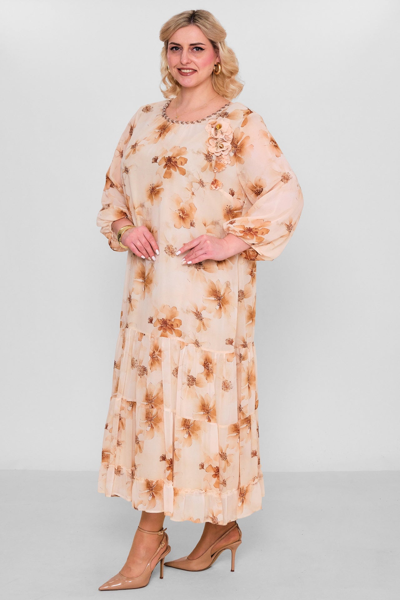 Gumanize - Extended Plus Size Dress (GMZ2025-1177-7603) - 8690200134944