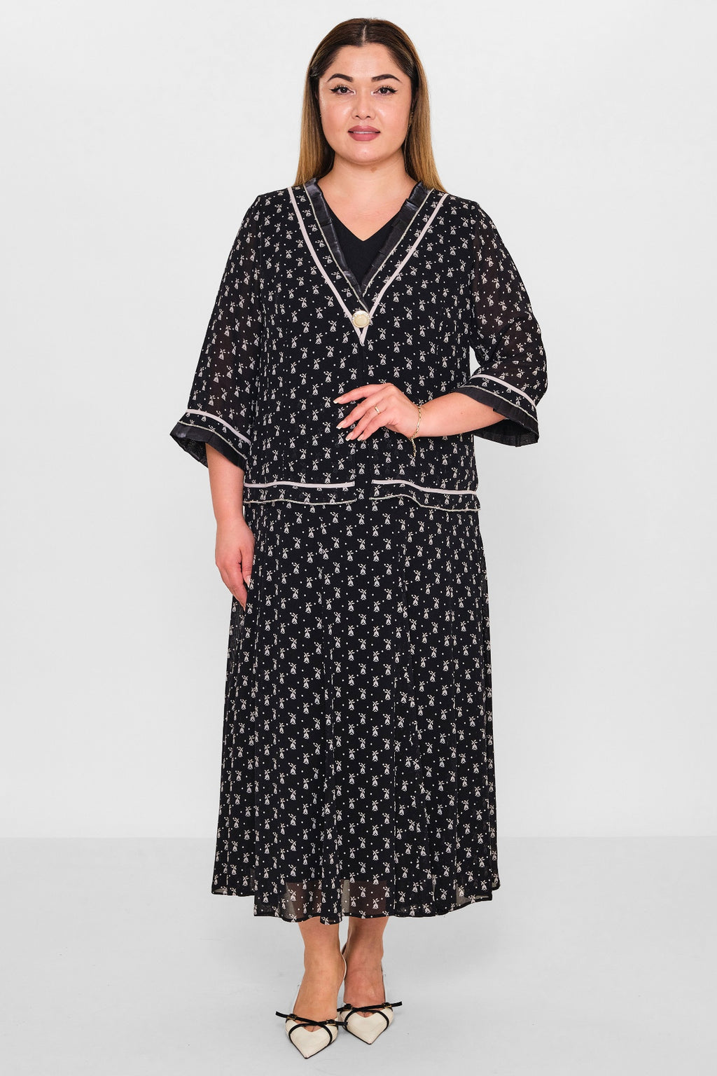 Gumanize - Plus Size Dress (GMZ2026-445-8146) - 8690200135002