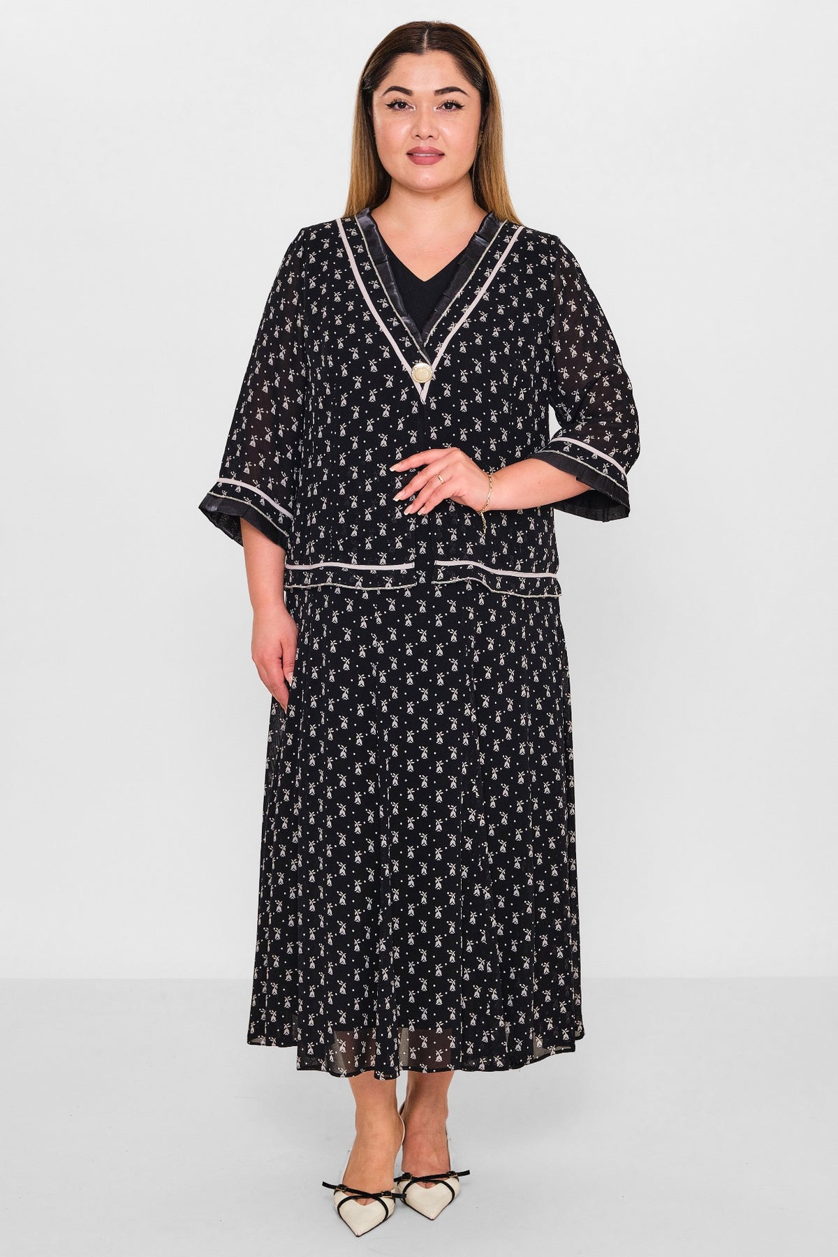 Gumanize - Plus Size Dress (GMZ2026-445-8146) - 8690200135002