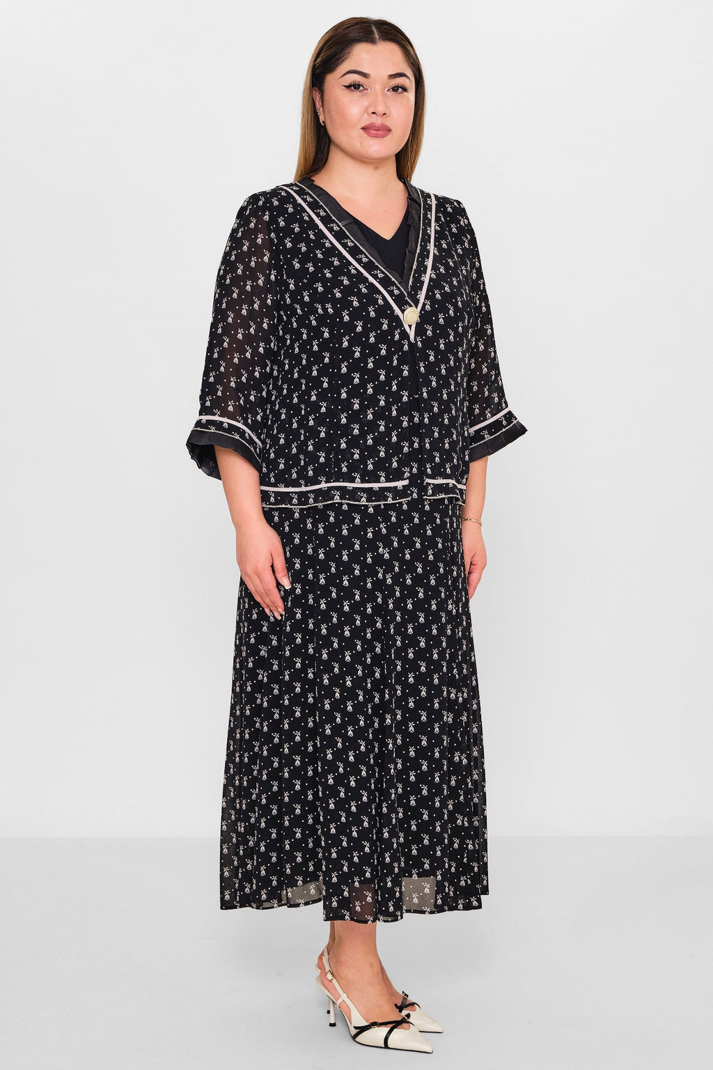 Gumanize - Plus Size Dress (GMZ2026-445-8146) - 8690200135002