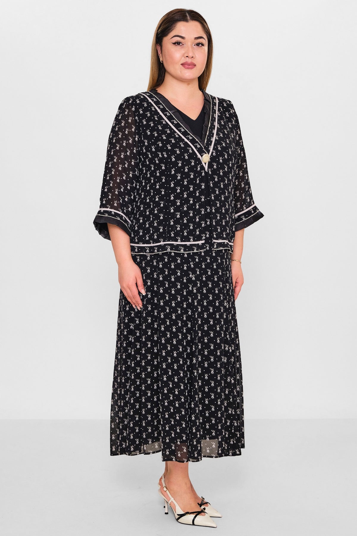 Gumanize - Plus Size Dress (GMZ2026-445-8146) - 8690200135002