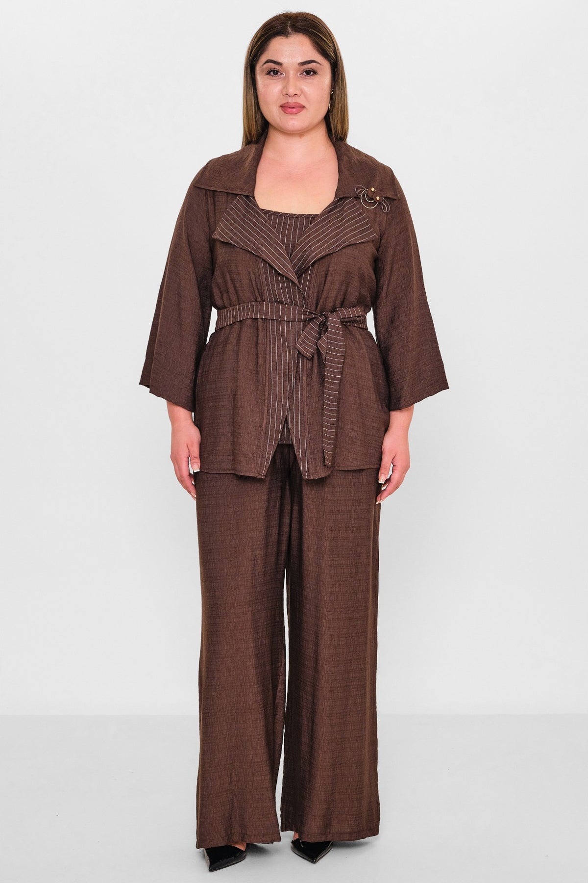 Dress port - Plus Size Suit (DSP26Y3474) - 8690200135217