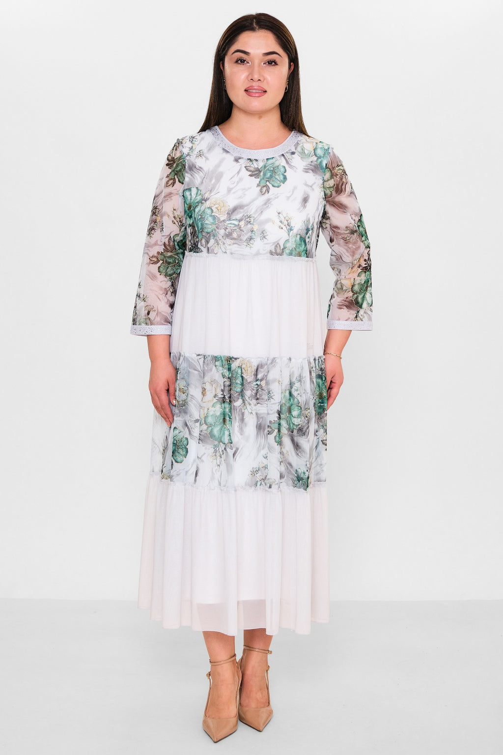 Ksas - Plus Size Dress (KSAS32387) - 8690200135224
