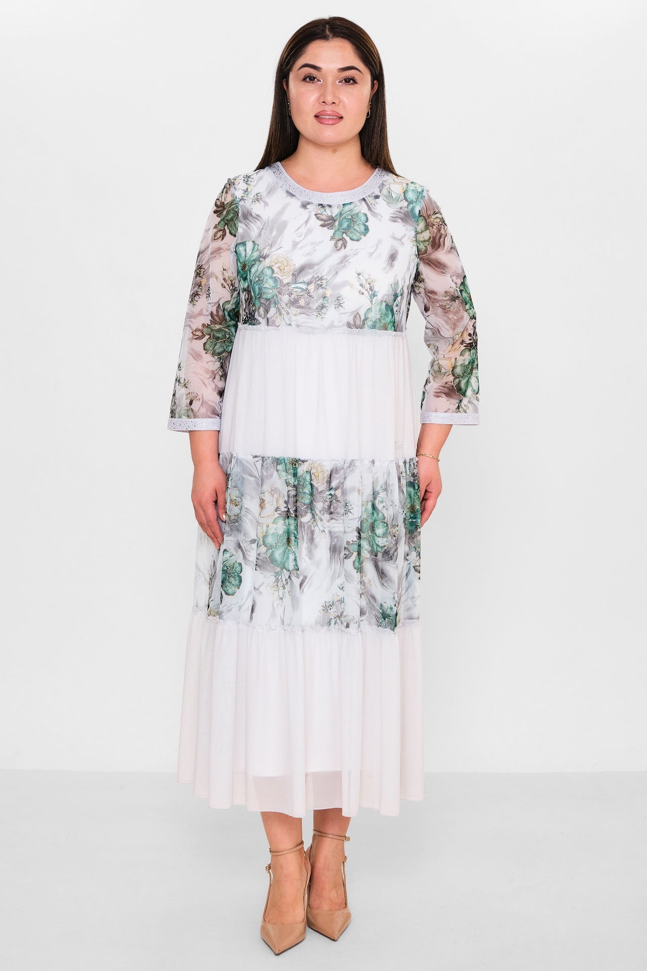 Ksas - Plus Size Dress (KSAS32387) - 8690200135224