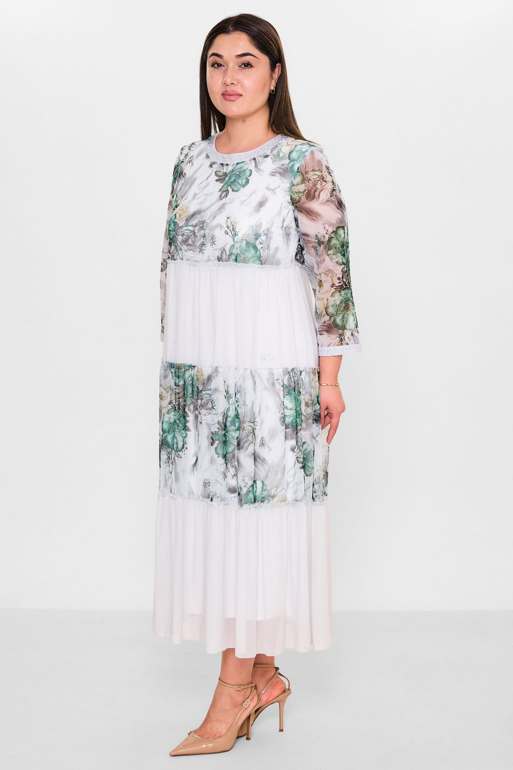 Ksas - Plus Size Dress (KSAS32387) - 8690200135224