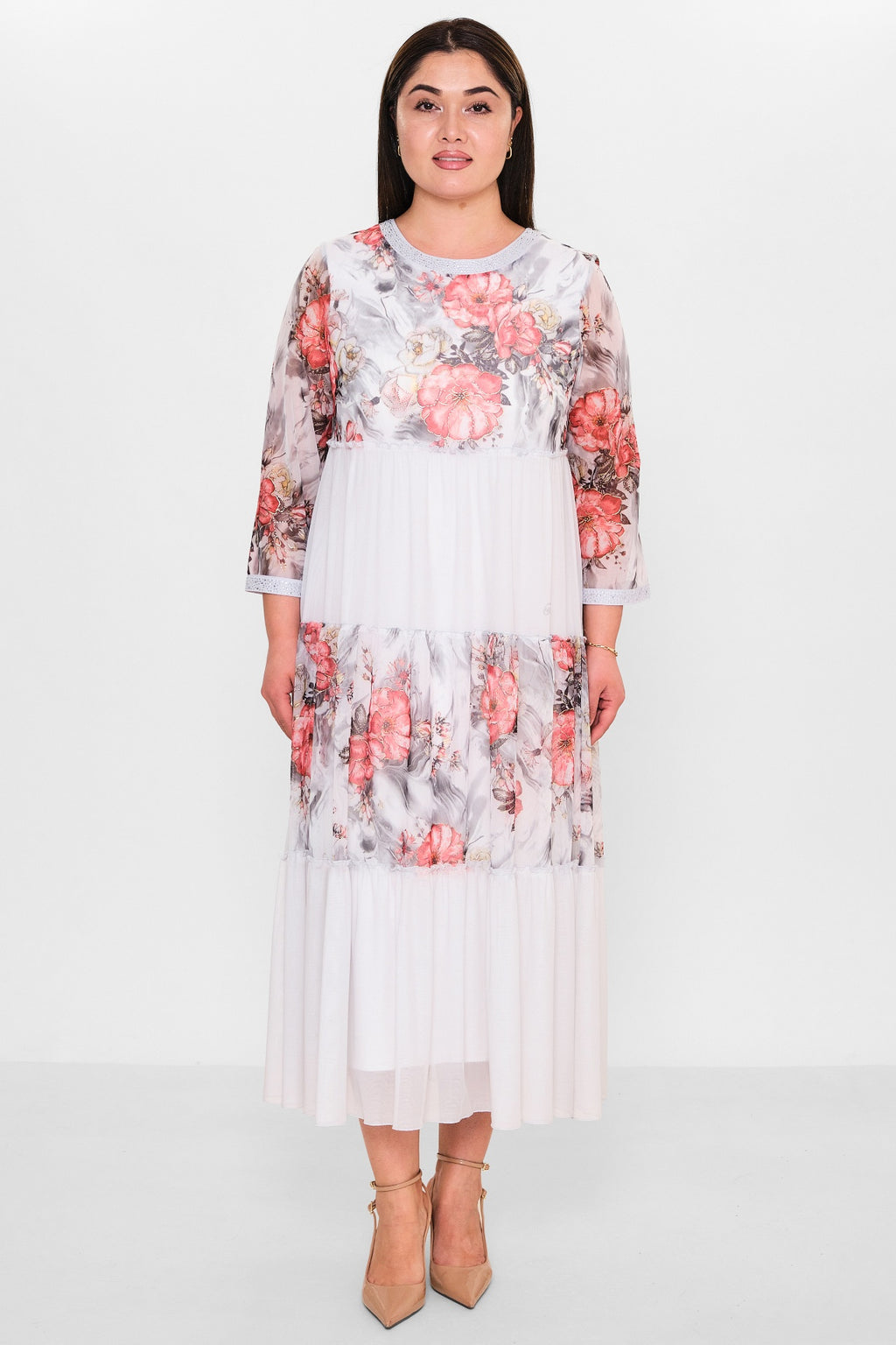 Ksas - Plus Size Dress (KSAS32387) - 8690200135231
