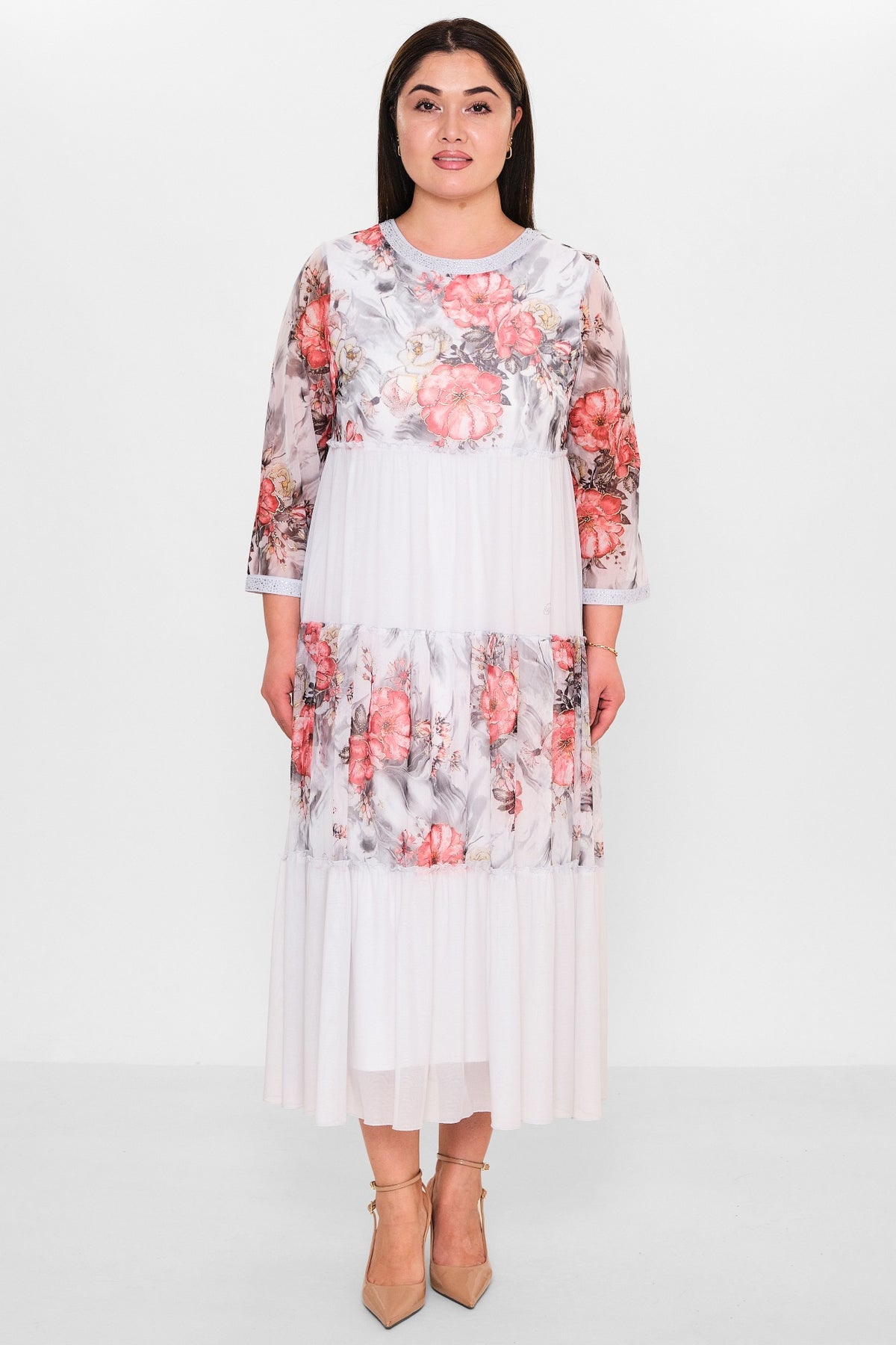Ksas - Plus Size Dress (KSAS32387) - 8690200135231