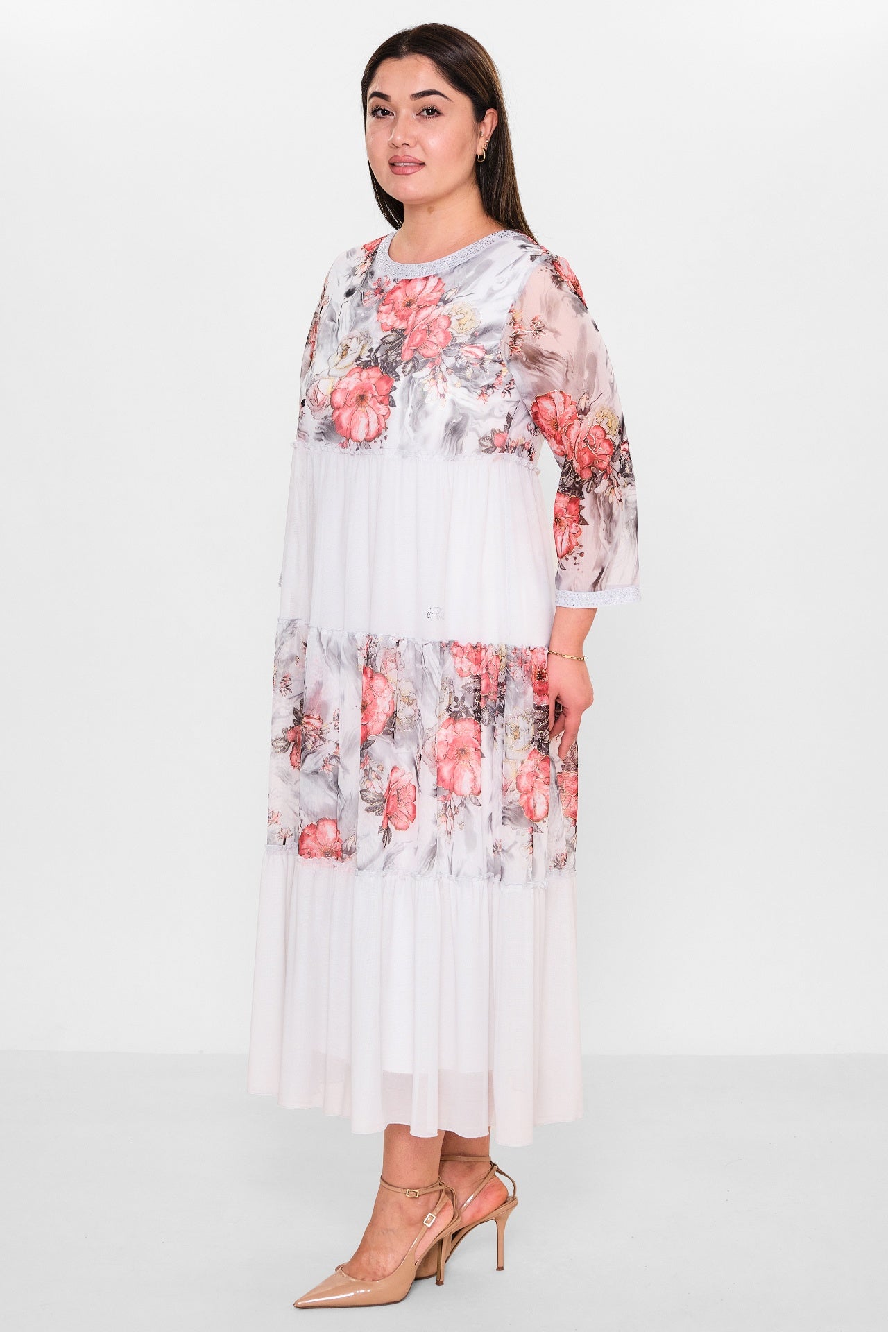Ksas - Plus Size Dress (KSAS32387) - 8690200135231