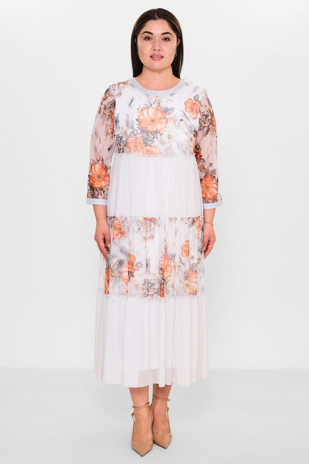Ksas - Plus Size Dress (KSAS32387) - 8690200135248