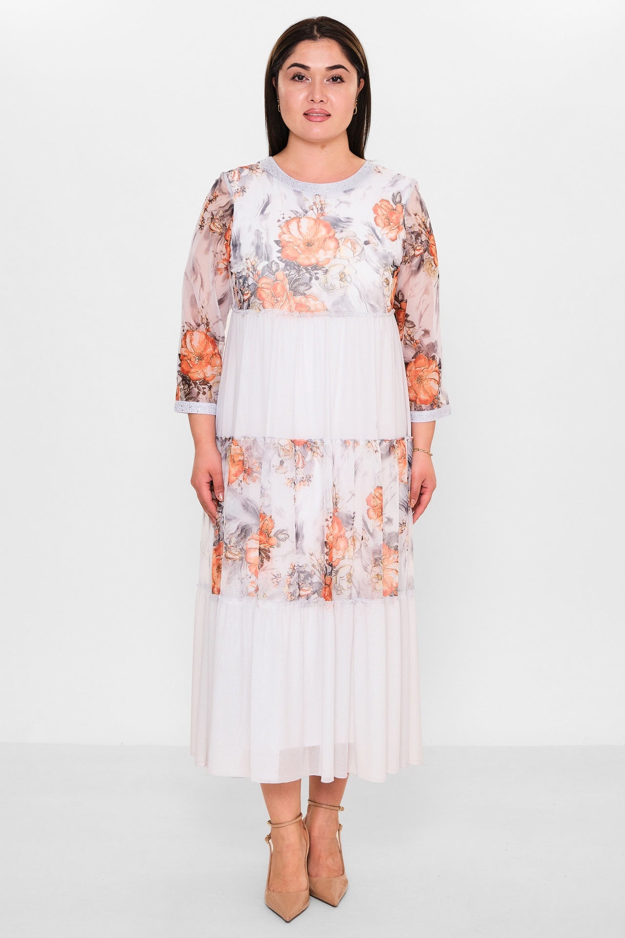 Ksas - Plus Size Dress (KSAS32387) - 8690200135248