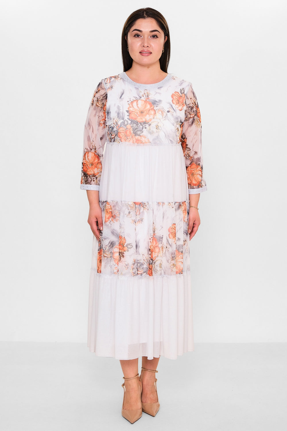 Ksas - Plus Size Dress (KSAS32387) - 8690200135248
