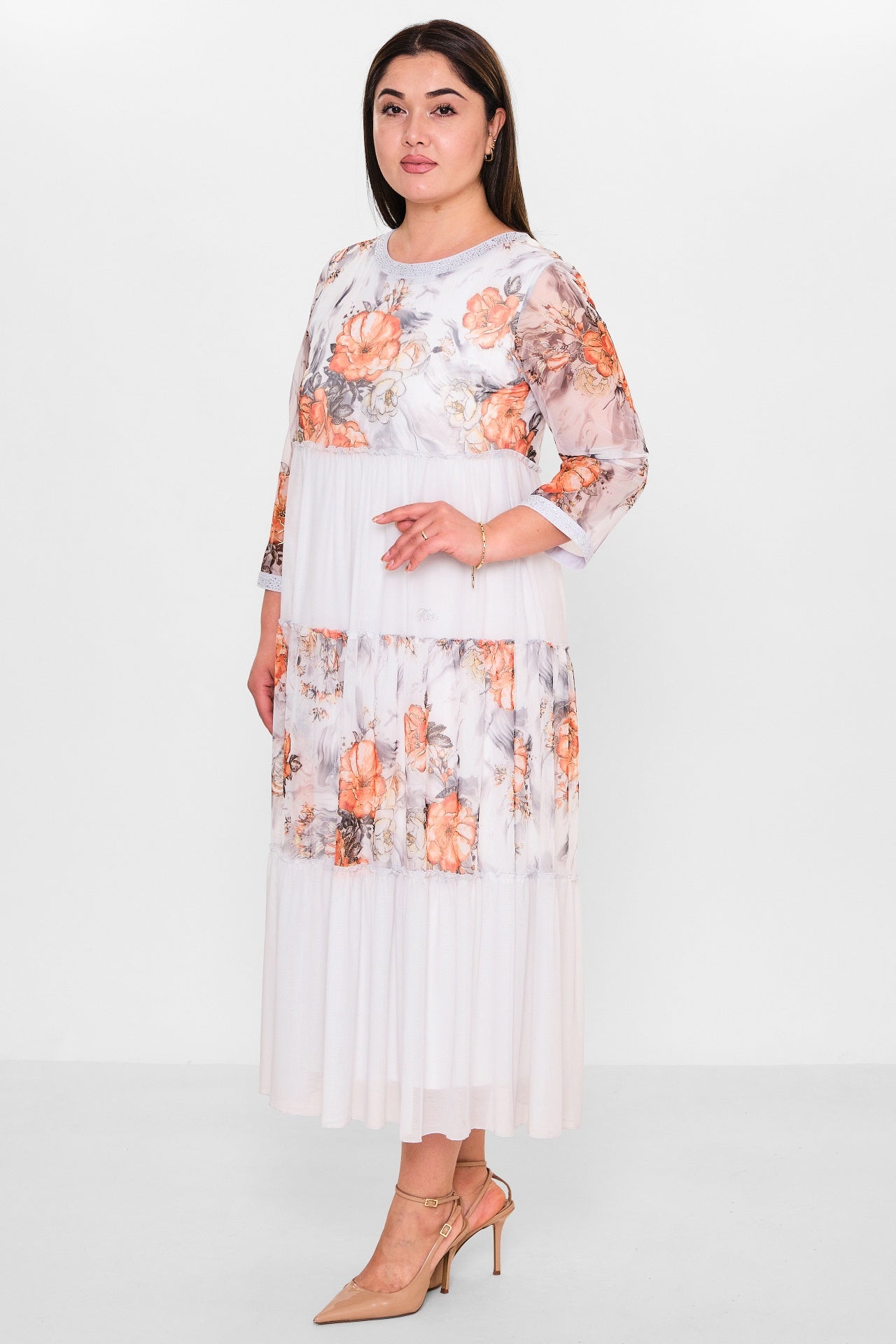 Ksas - Plus Size Dress (KSAS32387) - 8690200135248