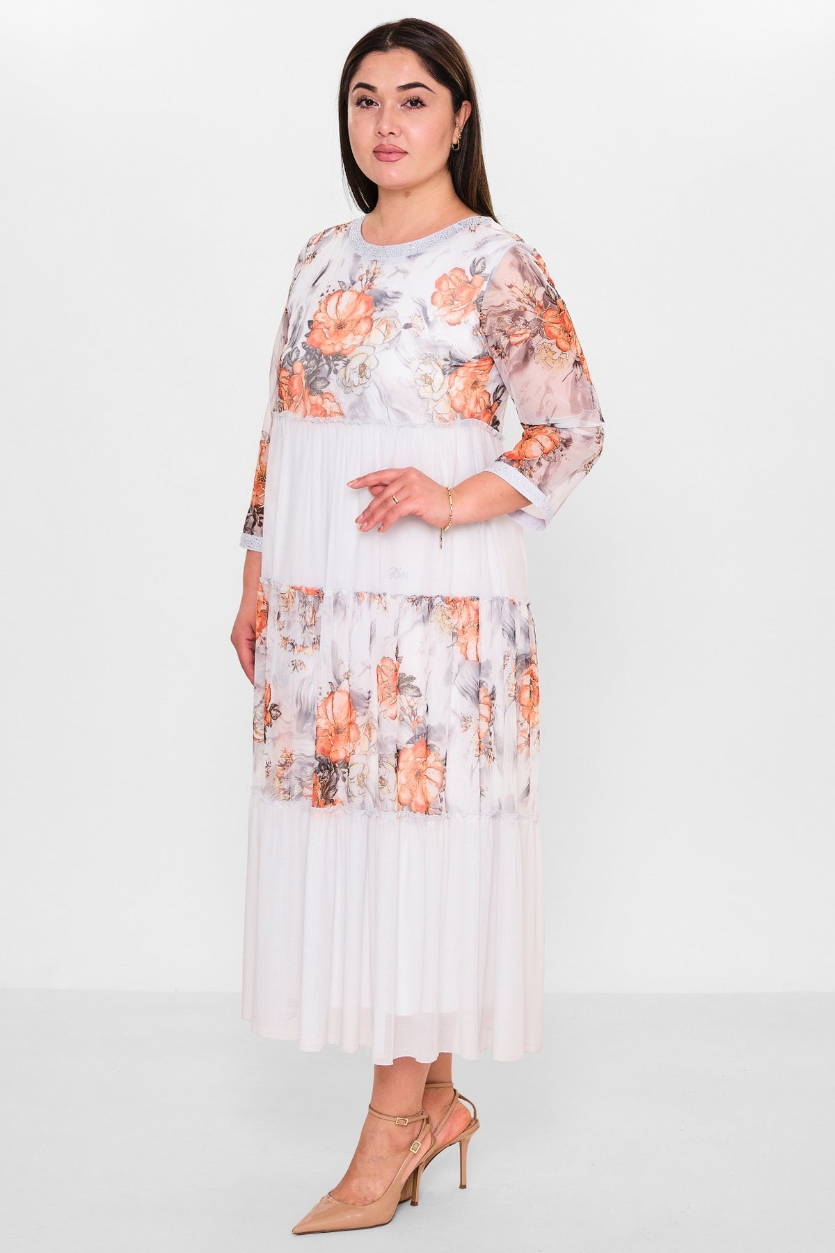 Ksas - Plus Size Dress (KSAS32387) - 8690200135248