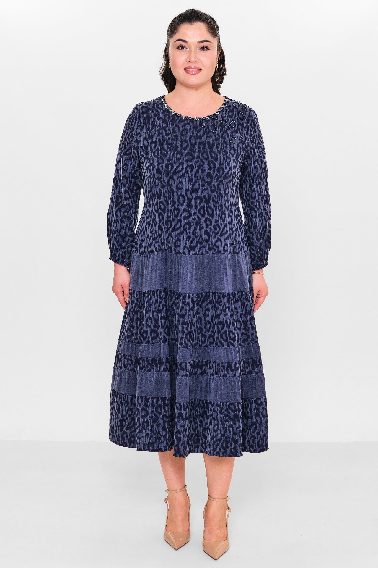Ksas - Plus Size Dress (KSAS32392) - 8690200135262